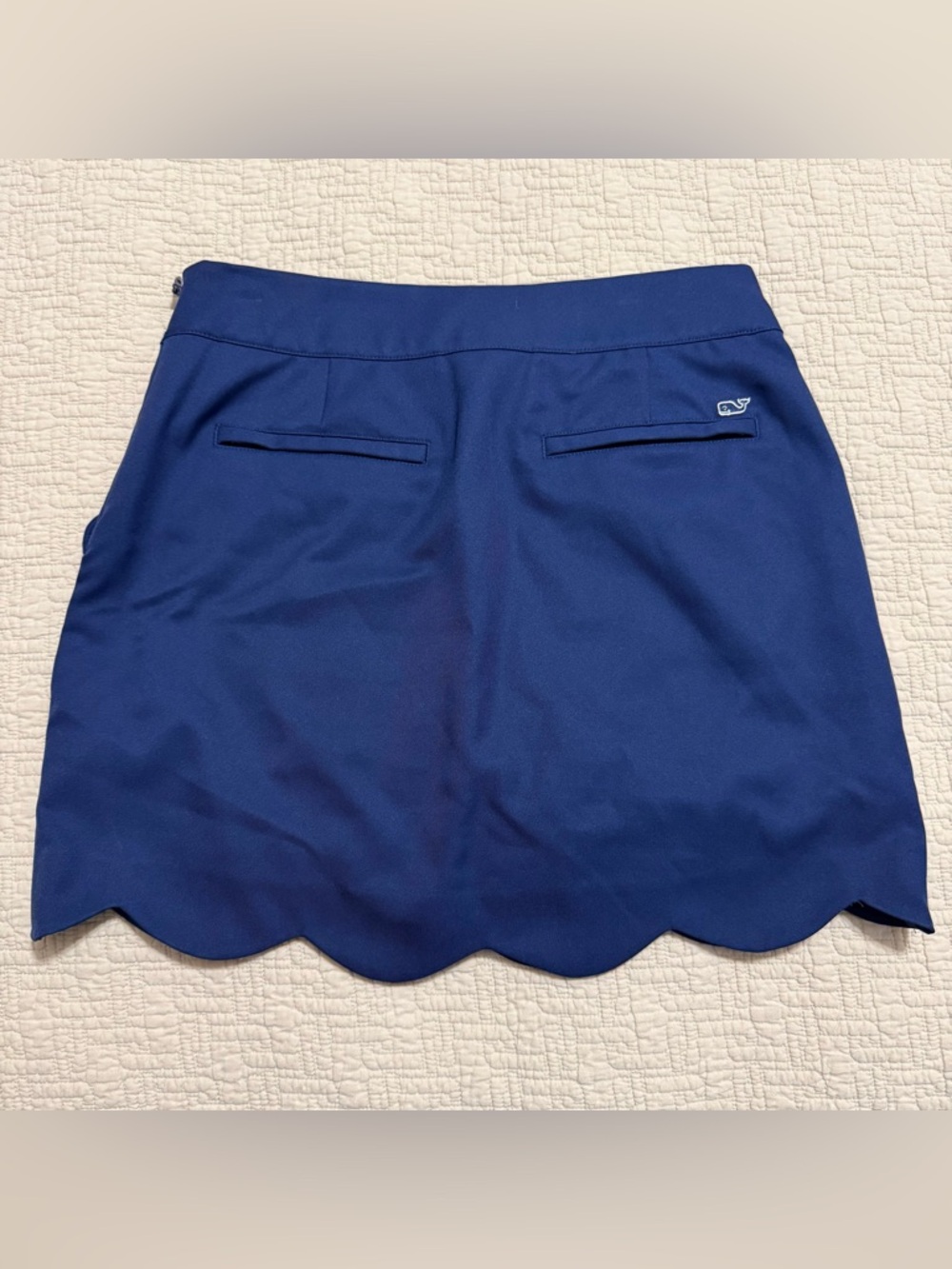 Vineyard Vines Scallop Golf Skort Size 2 Navy Pickleball Tennis - Picture 10 of 11